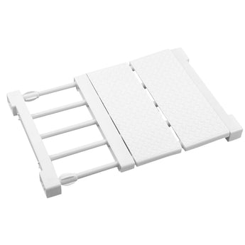 Expandable Closet Tension Shelf Rod Layer Dividers