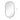 Black modern oval metal wall mirror, 70cm x 40cm, arched frame with clear glass