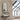 Oval black metal wall mirror with slim frame and arched top