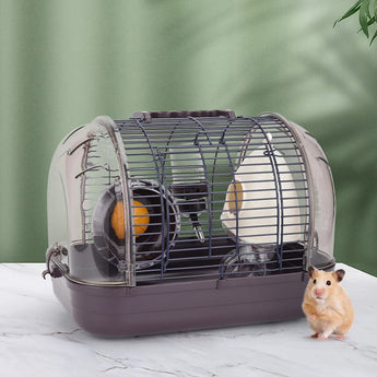 Crystal Hamster Cage: Stylish and Comfortable Outdoor Habitat Living and Home 