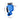 Retractable 5m leash with LED and waste dispenser, blue/black