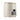 White 5L air fryer with dimensions shown, side handle and viewing window visible