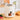 5L digital touchscreen air fryer, white body with top control display and side button