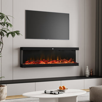 50 Inch Freestanding Electric Fireplace with 9 Colours