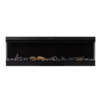 50/60 Inch Electric Fireplace with Timer Setting and 12 Flame Colours