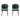 Modern Set of 2 Upholstered Dining Chairs