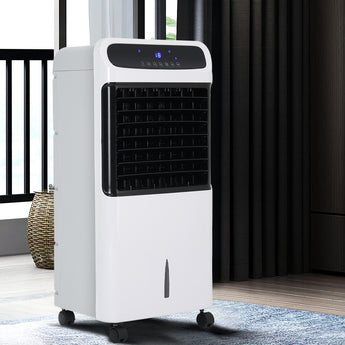 2 in 1 Freestanding Portable Air Cooler and Heater with Remote Control