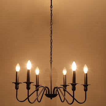 Vintage Style Candle Pendant Light Living and Home 