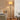 2-Light Floor Standing Lamp with Adjustable Head Black