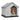 Waterproof Plastic Dog House Pet Kennel with Door Dog Houses Living and Home 