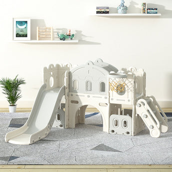 Eco-Friendly Castle Slide with Frame and Ball Living and Home 