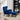 Multifunctional Velvet Upholstered Armchair with Footstool