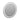Round LED bathroom mirror, gray frame with white light ring and two touch buttons