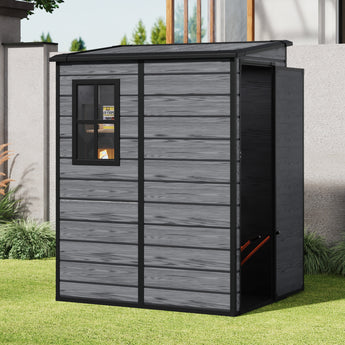 4x5FT Outdoor Plastic Storage Shed