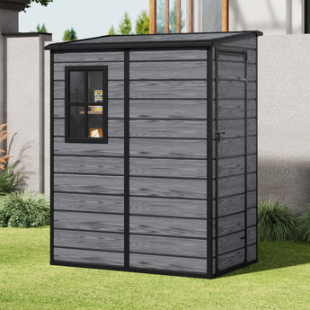 4x5FT Outdoor Plastic Storage Shed