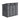4x6FT outdoor plastic garden storage shed 3/4 view, double doors and roof vents
