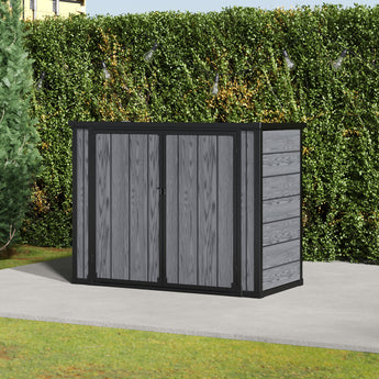 Garden Plastic Waterproof Bin Tool Storage Shed