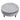 Grey Round Cocktail Ottoman with Velvet Upholstered Footstools Living and Home 