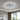 Modern Crystal Square Flush Mount LED Ceiling Light with Chrome Finish