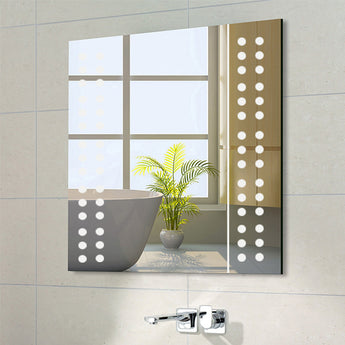 650x600mm LED Illuminated Bathroom Mirror Cabinet