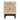 Natural Woven Sideboard Storage Cabinet with 2 Drawers