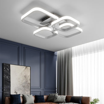 Contemporary LED Energy Efficient Semi-recessed Ceiling Luminaire