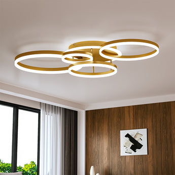 2/3.5 ft Classic Golden Loops Energy Saving LED Ceiling Light Fixture