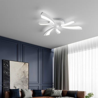 V-Shaped LED Semi-Flush Mount Ceiling Light