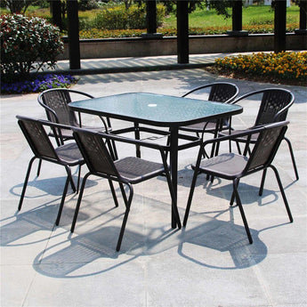 3/5pcs Garden Patio Dining Set Outdoor Furniture