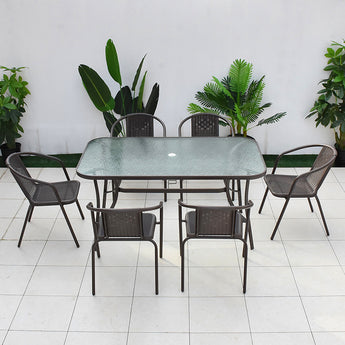 3/5pcs Garden Patio Dining Set Outdoor Furniture