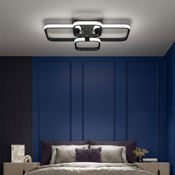 Modern LED Energy Saving Square Semi-Recessed Ceiling Lights