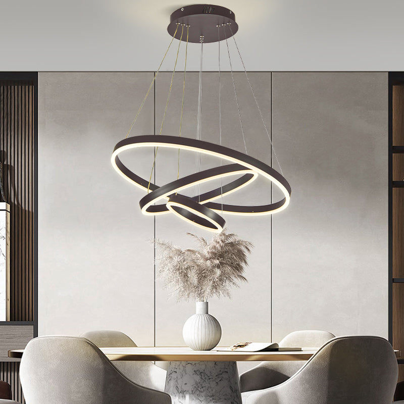 Ring Shaped Aluminium LED Pendant Lights