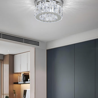 Modern Round Crystal LED Ceiling Light