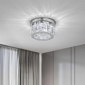 Modern Round Crystal LED Ceiling Light