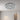 Round flush-mount LED ceiling light with layered crystal rings