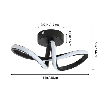 Modern LED Ceiling Light-White Light