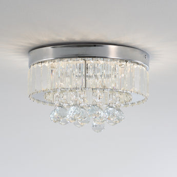 Adjustable LED Crystal Ceiling Light with Remote Control
