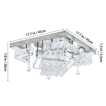 50W LED Crystal Ceiling Light