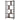 5-Tier Metal-Framed Bookcase Open Bookshelf