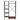 Metal-Framed Coat Rack with Storage Shelves