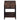 Metal-Framed X-Shaped Wooden Side Table with Drawer