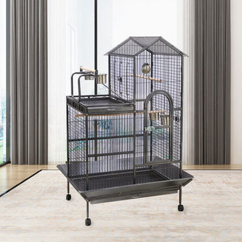 European-Style Luxury Large Metal Wire Bird Cage Living and Home 