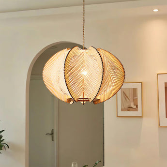 Lightsin Handcrafted Wooden LED Pendant Light with Modern Style Lightsin�������������