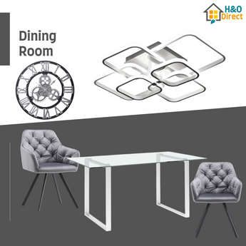 Modern Industrial Dining Room Bundle