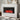 Best Modern LED Electric Fireplace Heater Inserts with White Wooden Mantel