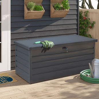 600L Metal Lockable Waterproof Garden Storage Box