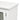 White electric fireplace TV stand, side panel and concealed handle detail