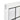 White cabinet door with metal latch on glass TV stand frame