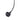 Black UK power plug with attached cord for electric fireplace suite