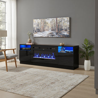 36 Inch Modern Recessed Electric Fireplace